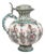 Vintage Keck Keramik Hand Painted Ceramic Pottery German Stein Wine Pitcher For Sale