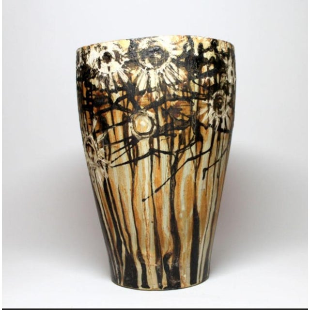 Large Vintage Pyrogranite Vase, 1950s For Sale - Image 6 of 17