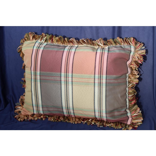 Textile Mid C. Possibly English Pillow For Sale - Image 7 of 7