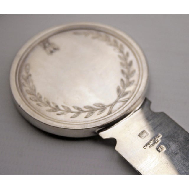Late 20th Century 1970s Silvered Napoleon Emperor Letter Opener by Christofle For Sale - Image 5 of 12