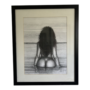 Howard Moo Young “And God Created Woman” (2011) Original Graphite Drawing – Figurative Study