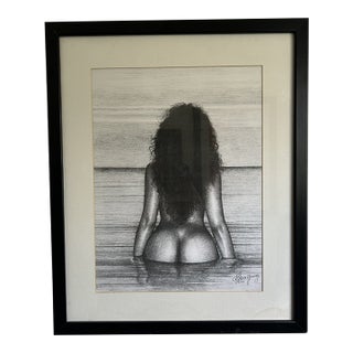 Howard Moo Young “And God Created Woman” Original Pencil Drawing, Signed 2011 For Sale