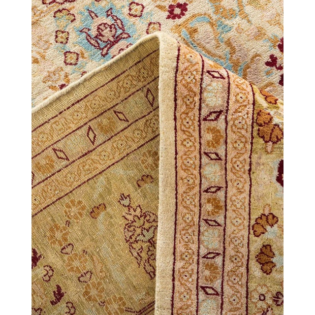 Mogul Hand Knotted Area Rug, Ivory - 8' x 10' 4" For Sale In New York - Image 6 of 9