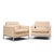 Florence Knoll Mid Century Relaxed Cube Club Lounge Chairs - Pair Each chair measures: 32.5 wide x 33 deep x 29.25 high,...