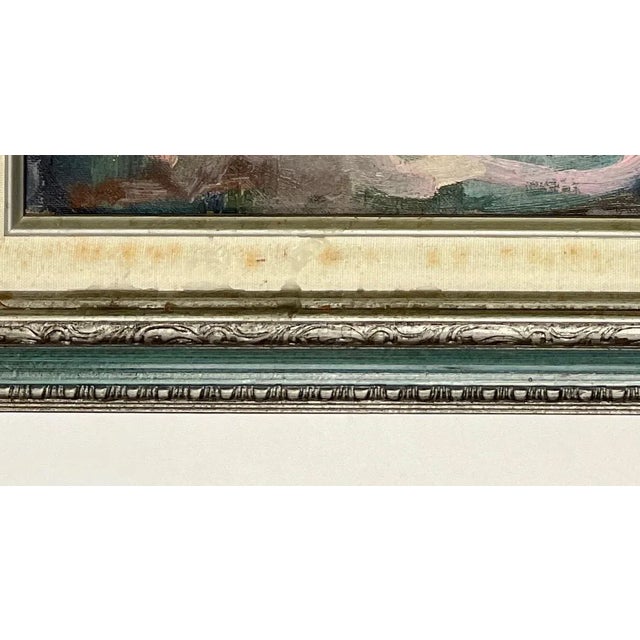 Wood 1970s Oil on Canvas Portrait by Hannah Dalbey - For Sale - Image 7 of 8