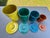 1960s Glazed Ceramic Pottery Kitchen Canisters Made in Italy - Set of 4 For Sale - Image 4 of 16