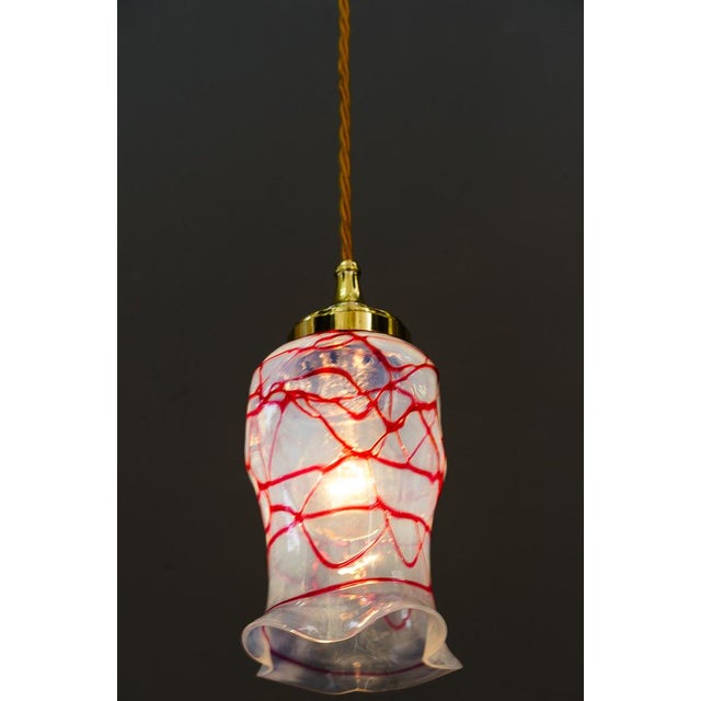 Art Deco Pendant with Opaline Glass Shade, 1920s For Sale - Image 16 of 18