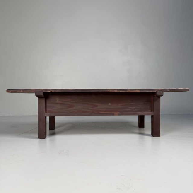 Japanese Low Writing Table with Two Drawers, 1920s For Sale - Image 13 of 15