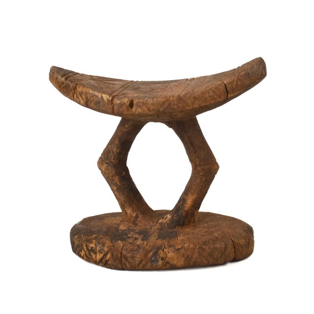 Early 20th Century Dogon Wood Headrest Mali For Sale