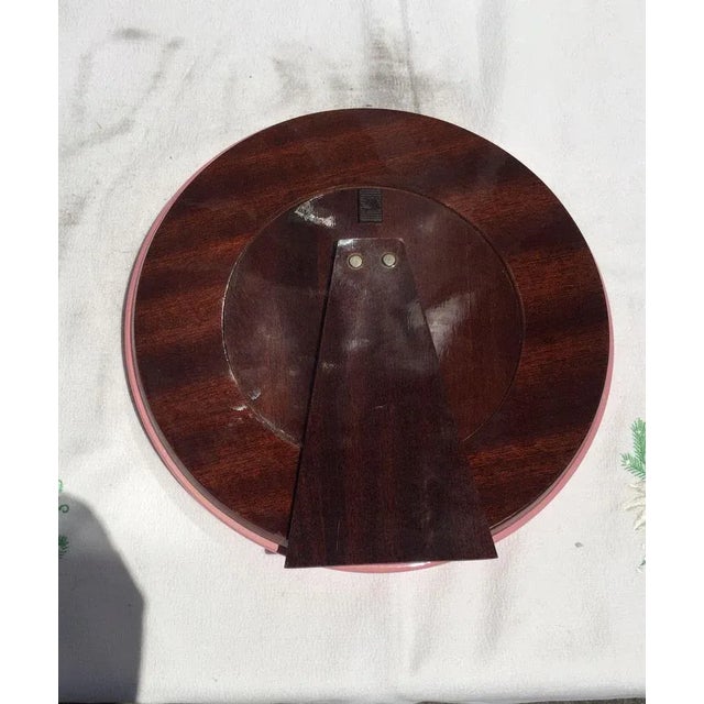 Italian Photo Frame in Pink Lacquered Wood, Italy, 1980s For Sale - Image 9 of 10