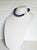 Contemporary Royal Lapis Lazuli Necklace With Vintage Porcelain Cameo Clasp, 18-Inches For Sale - Image 3 of 10