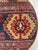 Red Vintage Hand Woven Kilim Upholstered Ottoman Pouf For Sale - Image 8 of 13