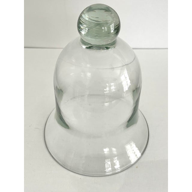 French Country Glass Garden Cloche For Sale - Image 6 of 7