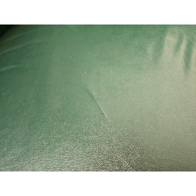 Art Deco Club Chairs in Walnut and Green Eco-Leather, 1940, Set of 2 For Sale - Image 13 of 18