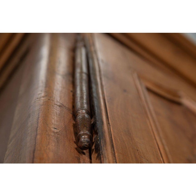 Large 19th Century French Fruitwood Armoire, 1820s For Sale - Image 12 of 15