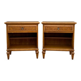 Mid-Century Heritage Nightstands - a Pair For Sale