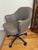 Authentic 2019 Knoll Eero Saarinen Executive Swivel-Tilt Desk Chair in Cadet Grey Volo Leather For Sale - Image 9 of 11