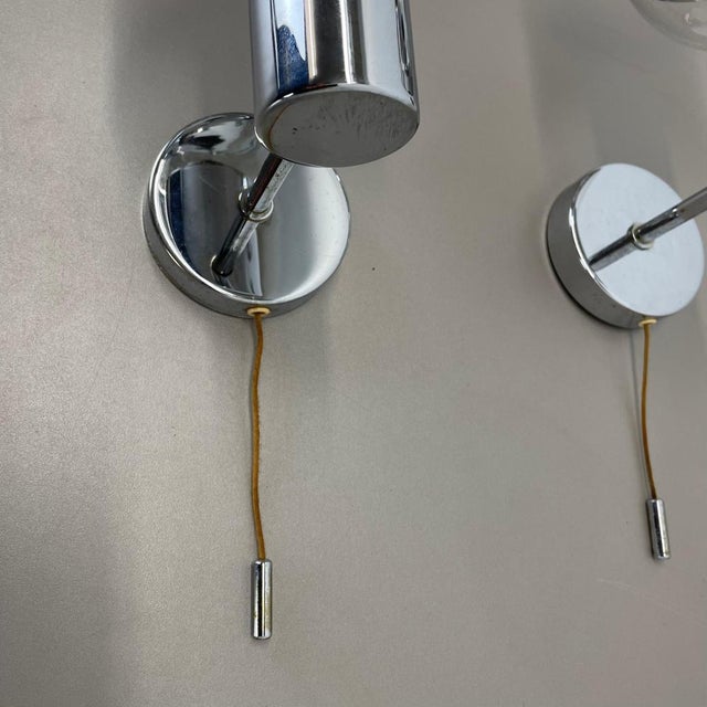 Silver Set of Silver Cubic Wall Lights attributed to Motoko Ishii for Staff Lights, 1970s, Set of 5 For Sale - Image 8 of 18