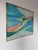 A striking 1970s vintage Expressionist abstract acrylic on canvas featuring flowing organic forms in soothing shades of...
