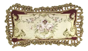 Aubusson Royal Silk 12"x24" Throw Pillow