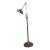 Mid 20th Century Dazor Industrial Articulating Magnifying Floor Lamp For Sale