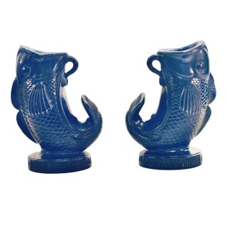 Metal Disco Vases by Just Andersen, 1940s, Set of 2 For Sale