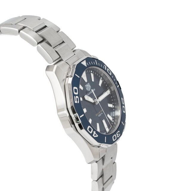 Tag Heuer Tag Heuer Aquaracer 300m 41mm Way111c Blue Dial Stainless Steel Quartz Watch For Sale - Image 4 of 10