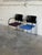 Stylish vintage set of 2 VAS EMO armchairs designed by Krijn Hamelink and made in Holland. These chairs feature a sleek...