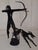 Sculpture Diana on the Hunt in Black Lacquered Metal, 1960s, in Very Good conditions. Designed 1960 to 1969 This piece is...