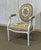 Louis XVI Cabriolet Armchair, 1970s For Sale - Image 11 of 13
