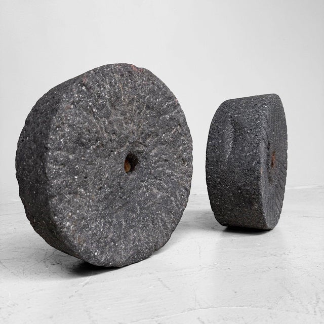 ​Japanese Ishi-Usu Grinding Stones, 1900s-1950s, Set of 2 For Sale - Image 6 of 14