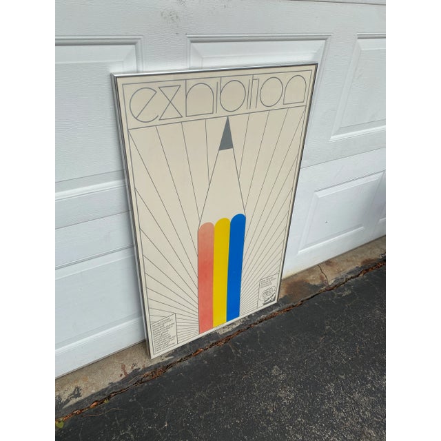 1970s Pop Art Exhibition Poster by Neville Smith, Framed For Sale - Image 4 of 13