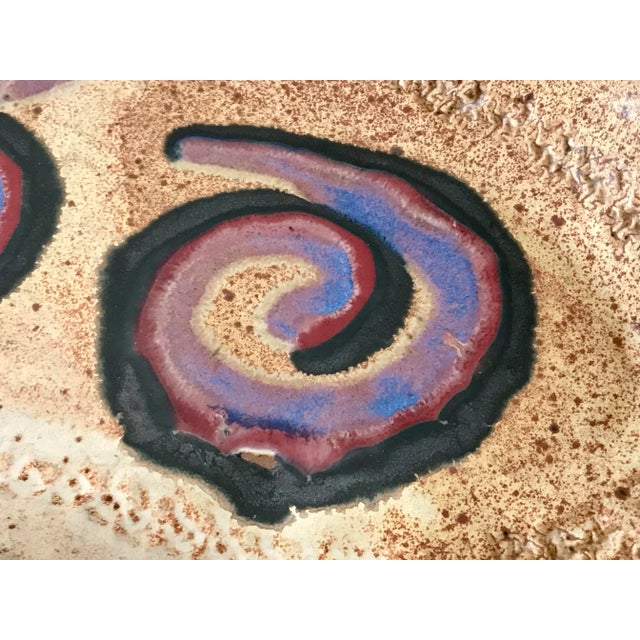 Ceramic 70’s California Studio Pottery Tray For Sale - Image 7 of 12