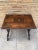 Mid-Century Modern Spanish Baroque Side Table with Lyre Legs and Marquetry Top, Early 19th Century For Sale - Image 3 of 18