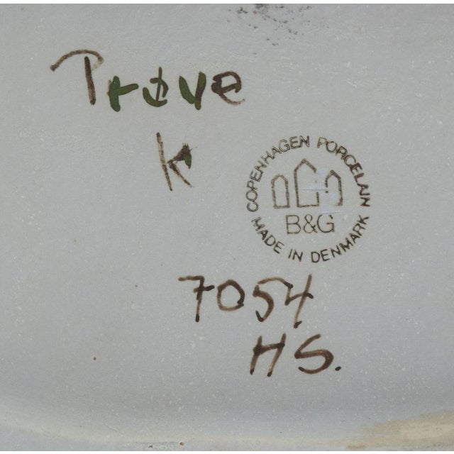 Large Figurine of a Bison by Kuno Norvark for Bing and Grondahl, 1970s For Sale - Image 9 of 10