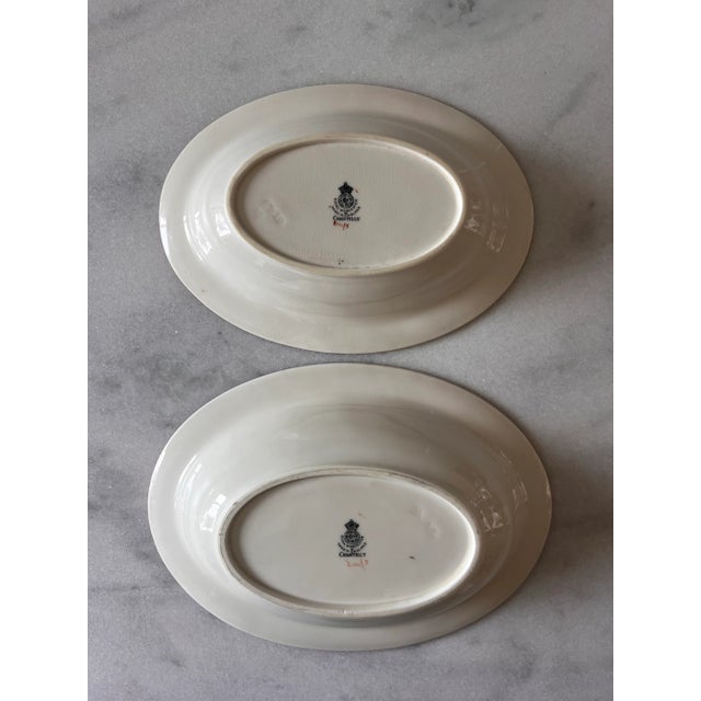 Cream Royal Worcester 'Chantilly' Pattern Serving Bowls - Set of 2 For Sale - Image 8 of 11