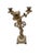 Pair of Vintage French Rococo-Style Figural Three-Light Candelabras With Marble Bases For Sale - Image 6 of 8