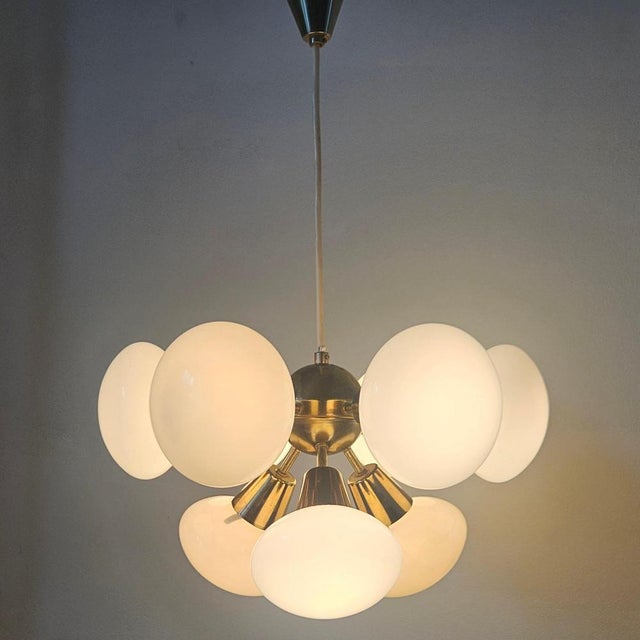 Mid-Century Sputnik Chandelier from Kamenicky Senov, 1970s For Sale - Image 12 of 16