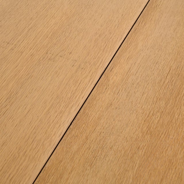 Cerused Wood Console Extending into Dining Table, 1990s For Sale - Image 15 of 17