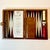 Metal 1950s Vintage Boho Chic Americana Magnetic Travel Backgammon Game Set. For Sale - Image 7 of 10