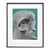 Late 20th Century Horst Antes "Homage to Michelangelo" Modern Teal & Grey Tone Figurative Abstract Lithograph, 1975 For Sale - Image 5 of 12
