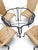 Late 20th Century French Bistro Style Wrought Iron & Maze-Woven Rattan Dining Suite, 5 Pc Set For Sale - Image 14 of 18