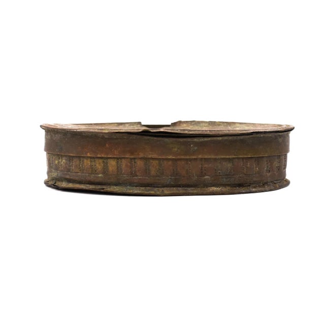 Metal Mid 20th Century Vintage Asante African Gold Dust Box Artifact For Sale - Image 7 of 8