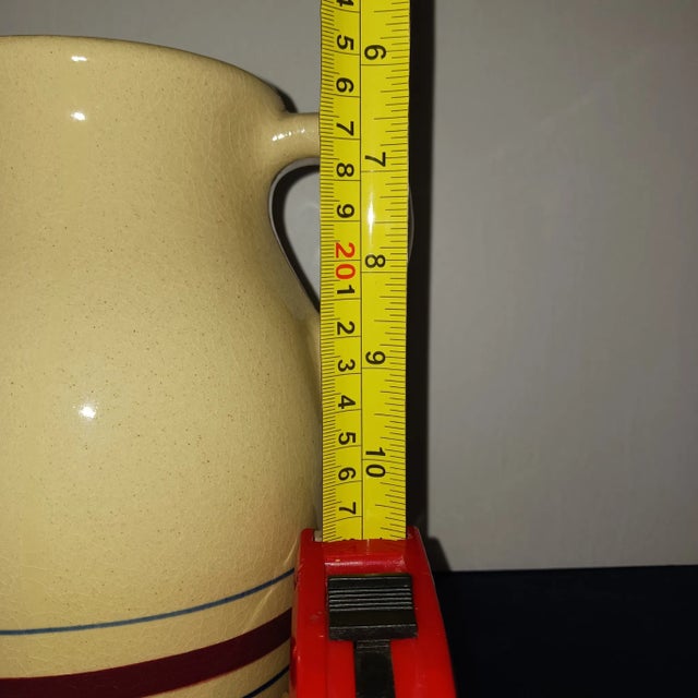 Early 20th Century Robinson Ransbottom Large Pitcher Antique American Pottery For Sale In Chicago - Image 6 of 11