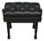 Steinway and Sons, Adjustable Piano Bench, Ebonized Wood, Leather, 2010s For Sale
