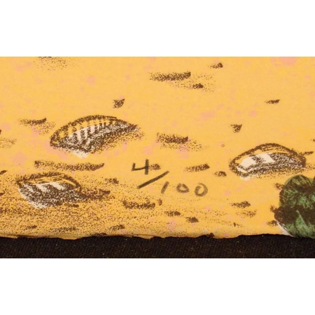 David Bradley "Enchanted Mesa" Signed Limited Edition Lithograph Unframed For Sale - Image 4 of 5