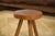 Vintage Brutalist Elm Stool, 1950s For Sale - Image 3 of 7
