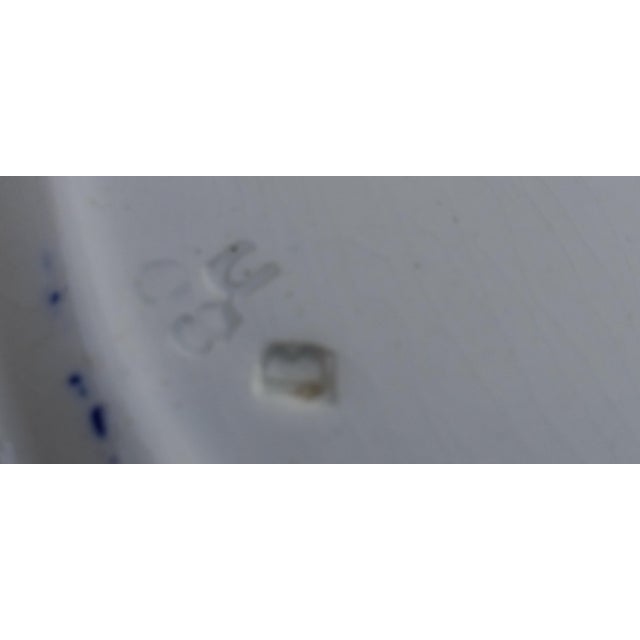 1900s Blue Transferware Plate American Scene on Staffordshire ~ Brooklyn Orphan Asylum Society For Sale - Image 15 of 18