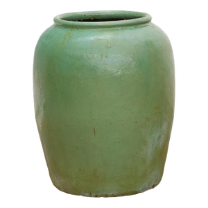 Large Antique Imperial Celadon Glaze Planter