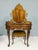 French Louis XV Revival Dressing Table with Mirror and Stool, 1890s, Set of 2 For Sale - Image 9 of 15